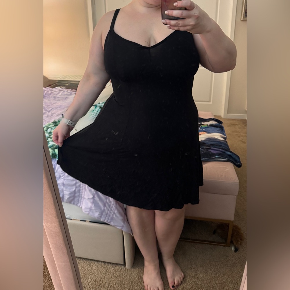 Torrid Super Soft Black Knit Dress - Picture 2 of 6